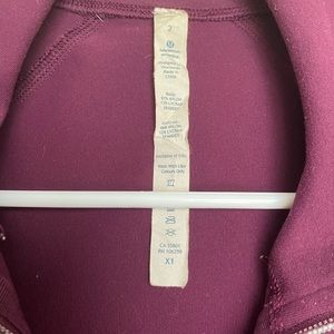 Lululemon light jacket size 2